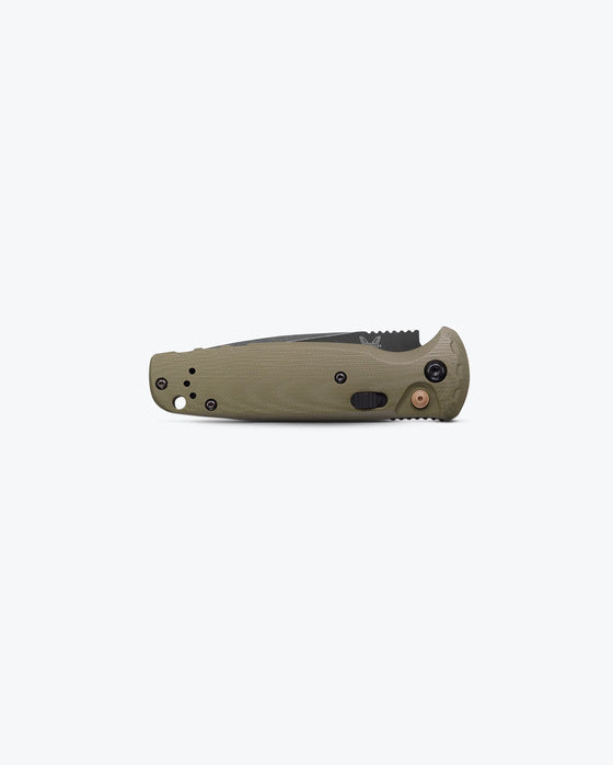 4300 BK CLA| Black G10 OD | Green G10